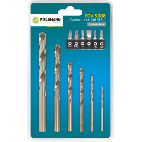 FIELDMANN FDV 9008 Bohrer- und Bit-Satz 12-tlg. 50001375