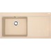 Franke Mythos MTG 611 Fragranit DuraKleenPlus beige, Becken links 114.0477.029