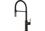 Franke FG 4768.505 MARIS STRIPES SEMI PRO Küchenarmatur, matt schwarz/kupfer 115.0747.680