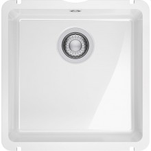 Franke KubusX KXK 110-41, Keramikspüle, Weiß 126.0735.128