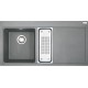 Franke Mythos MTG 651-100 Fragranit DuraKleenPlus, Steingrau, Becken links, 114.0017.849