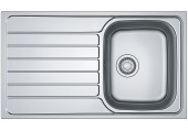 Franke Spark SKX 611-86, 860x500 mm, Küchenspüle, Edelstahl 101.0464.337