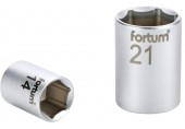 FORTUM Stecknuss 1/2", 9 mm, Länge 38 mm, 61CrV5, 4700409