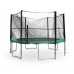 G21 Gartentrampolin mit Sicherheitsnetz 430 cm grün 69042632