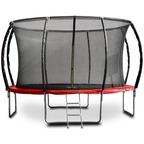 G21 SpaceJump Trampolin, 366 cm, rot, mit Sicherheitsnetz + gratis Leiter 69042690 G21 SpaceJump Trampolin, 366 cm, rot, mit Sicherheitsnetz + gratis Leiter 69042690