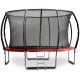 G21 SpaceJump Trampolin, 366 cm, rot, mit Sicherheitsnetz + gratis Leiter 69042690
