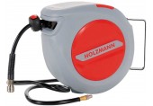 HOLZMANN Druckluft-Schlauchtrommel mit Selbstaufroller, 15 m, LSR15AIR