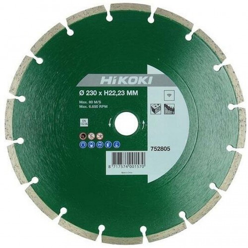 HiKOKI 752801 Diamant-Segmenttrennscheibe 115x22,2x7mm