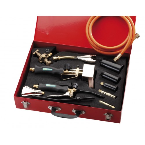 MEVA Set 7 Brenner, 2 Handgriffe, Ventil und Löt, I112