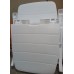 CURVER ROMA Rollliege, 190 x 73 x 37 cm, weiß 17180022