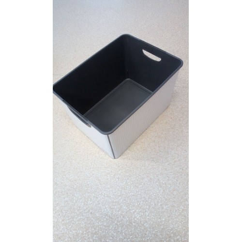 B-WARE CURVER Aufbewahrungsbox Classico,39,5 x 29,5 x 25 cm, 25 l, grau/weiß, 04711-D41