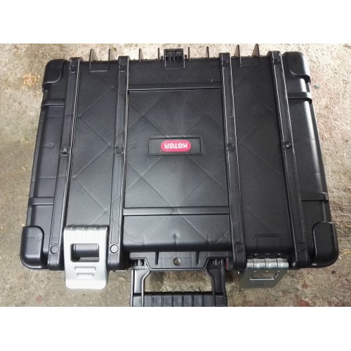 Ausverkauf KETER TECHNICAN BOX Werkzeugkasten unbestückt 48x18x38cm schwarz/rot 17198036