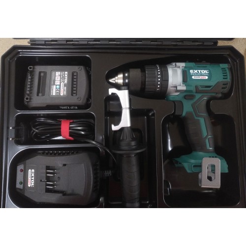 EXTOL INDUSTRIAL Akku-Bohrschrauber SHARE20V, 20V Li-Ion, 2000mAh 8791800