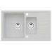ALVEUS INTERMEZZO 70 Granitspüle, 780 x 480 mm, weiß