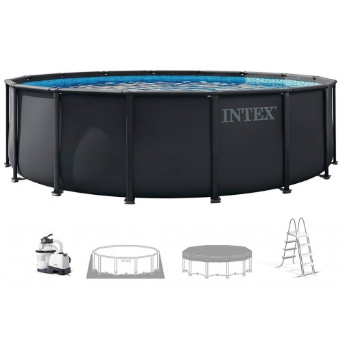 INTEX Ultra XTR Frame Pool-Set 488 x 122 cm mit 220–240-V-Filteranlage 26326ND INTEX Ultra XTR Frame Pool-Set 488 x 122 cm mit 220–240-V-Filteranlage 26326ND