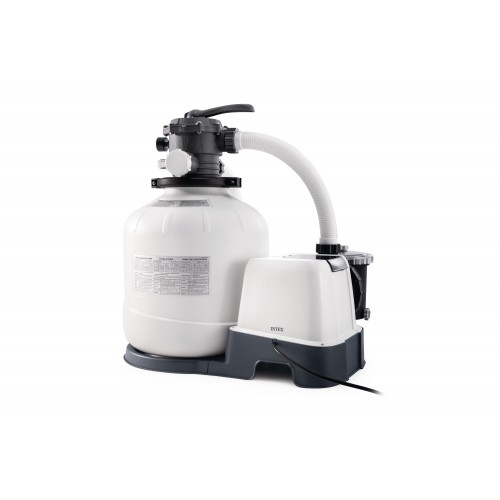 INTEX Krystal Clear Sandfilterpumpe mit Chlorinator Familienpool Filter Pool 10 m3/h 26680 INTEX Krystal Clear Sandfilterpumpe mit Chlorinator Familienpool Filter Pool 10 m3/h 26680