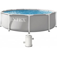 INTEX PRISM FRAM Rundpool 305 × 76 cm mit Kartuschenfilteranlage 220-240V 26702ND