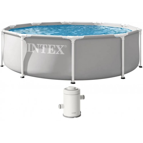 INTEX PRISM FRAM Rundpool 305 × 76 cm mit Kartuschenfilteranlage 220-240V 26702ND