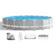INTEX PRISM FRAME Rundpool 610 × 132 cm mit Kartuschenfilteranlage 220–240V 26756NP