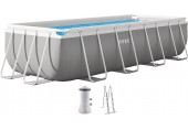 INTEX PRISM FRAME Rechteckpool 400 × 200 × 100 cm mit Filteranlage 220–240V 26788NP