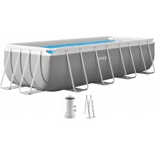 INTEX PRISM FRAME Rechteckpool 400 × 200 × 100 cm mit Filteranlage 220–240V 26788NP