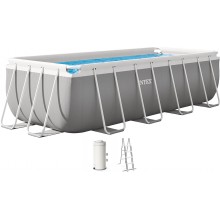 INTEX PRISM FRAME Rechteckpool 400 × 200 × 122 cm mit Filteranlage 220–240V 26790NP