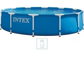 INTEX METAL FRAME Pool 366 x 76 cm mit 220–240-V-Filteranlage 28212NP