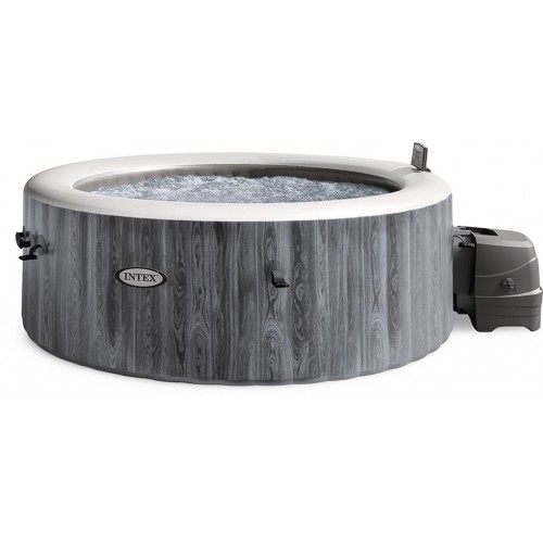 INTEX PureSpa Greywood Bubble Deluxe Whirlpool für 4 Personen S2 28440