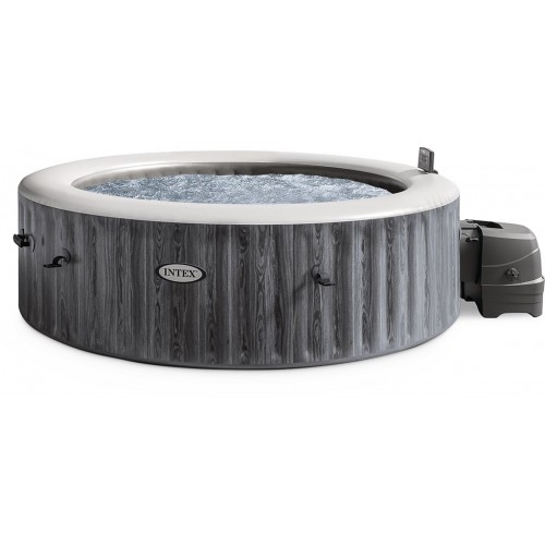 INTEX PureSpa Greywood Bubble Deluxe Whirlpool für 6 Personen S2 28442 INTEX PureSpa Greywood Bubble Deluxe Whirlpool für 6 Personen S2 28442