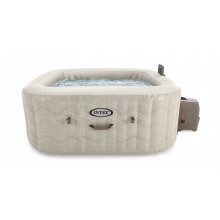 INTEX PureSpa Chevron Bubble Deluxe Whirlpool für 4 Personen S2 28446NP