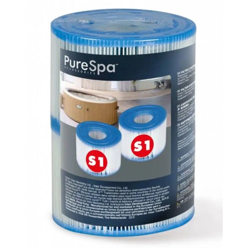 INTEX Filterkartusche S1 für PureSpa Whirlpools 2Stk 29001 INTEX Filterkartusche S1 für PureSpa Whirlpools 2Stk 29001
