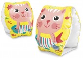 INTEX Schwimmhilfe 2 Schwimmhilfen Happy Kitten Arm Bands 20cm x 15cm 3-6 Jahre 56665EU