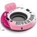 INTEX Schwimmring - Pink River Run 1 (135 cm) mit Rückenlehne + Getränkehalter 56824EU