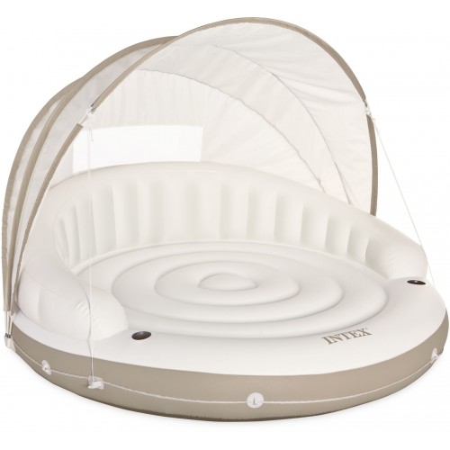 INTEX Canopy Island Lounge Aufblasbare Liege 199 cm 58292EU INTEX Canopy Island Lounge Aufblasbare Liege 199 cm 58292EU