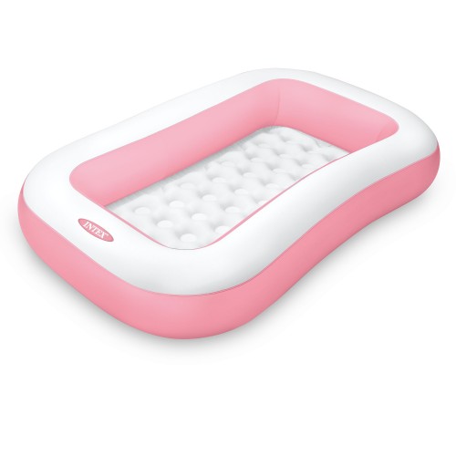 INTEX Planschbecken - Rectangular (rosa,166x100x25cm) Planschbecken Kinder 58423NP