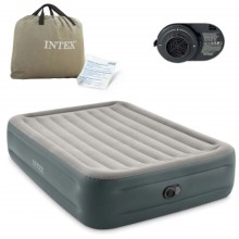 INTEX Aufblasbares Bett mit integrierter Elektropumpe 203x152x46 cm 64126ND