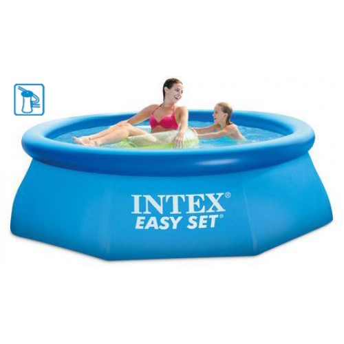 INTEX Easy Set Pool Schwimmbecken 244 x 76 cm mit kartuschenfilteranlage 28112GN