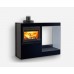 Jotul CUBE GG WS Kamin-Umbau mit Kamineinsatz I 530, Flatter Scheibe, 341283+CUBE