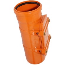 OSMA KGRE Reinigungsstück mit rechteckigem Deckel DN 200 223600