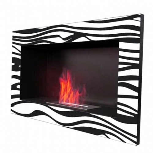 KRATKI Biokamin GOLF ZEBRA schwarz TÜV