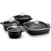 LAMART LT1168 UTENSILIEN-SET 8-TEILIG SCHWARZ GUSSEISEN