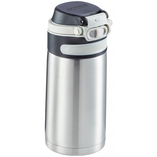 LEIFHEIT Flip Isolierbecher 350 ml silber 03244 LEIFHEIT Flip Isolierbecher 350 ml silber 03244