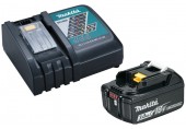 Makita Akku-Set Li-ion LXT 18V 1x DC18RC + 1x BL1830B 1914J5-6
