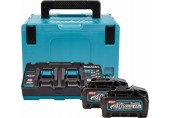 Makita 191U00-8 Starter Set Li-ion XGT40V 2xBL4040+1xDC40RB+Makpac