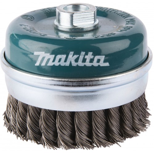 Makita D-29290 Topfbürste mit gezopften Stahldrähten 100mm