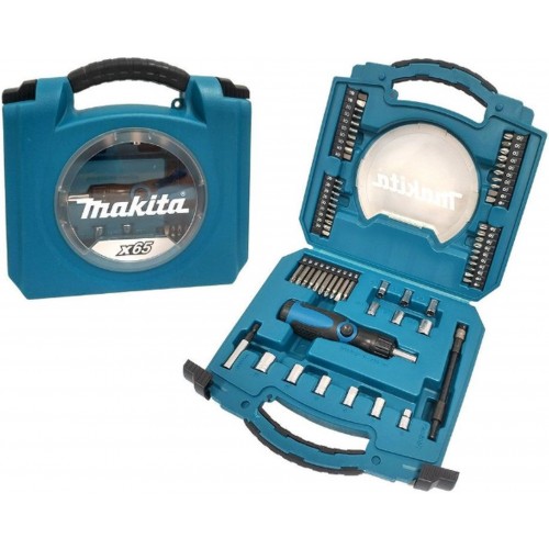 Makita D-42020 Tool set in case 65 pieces