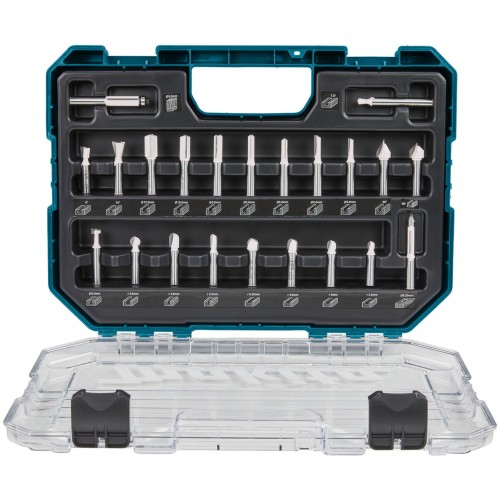 Makita D-74784 Fräser-Set 22-teilig Makita D-74784 Fräser-Set 22-teilig