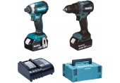 Makita DLX2535SJ Akku-Set DDF490 + DTD153 Li-Ion LXT 18 V