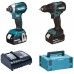 Makita DLX2535SJ Akku-Set DDF490 + DTD153 Li-Ion LXT 18 V