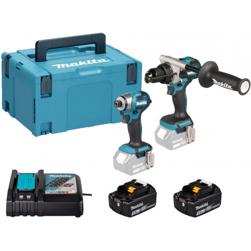 Makita DLX2549TJ Akku-Kombo-Kit DHP492+DTD173 Li-Ion LXT 18V/5,0Ah Makita DLX2549TJ Akku-Kombo-Kit DHP492+DTD173 Li-Ion LXT 18V/5,0Ah